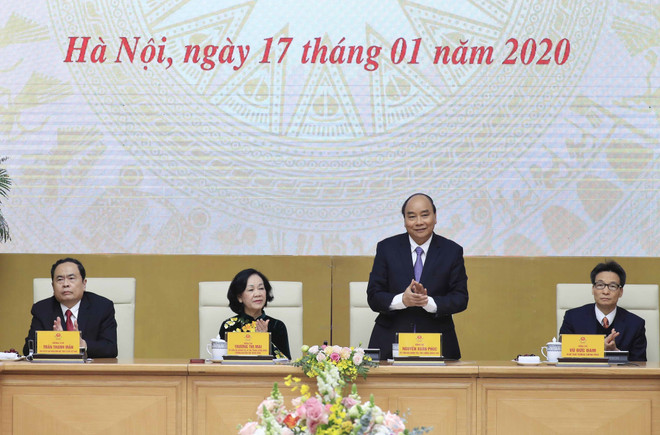 阮春福：党、国家要动员人民而不是靠级别、靠权力与群众说话 ảnh 1