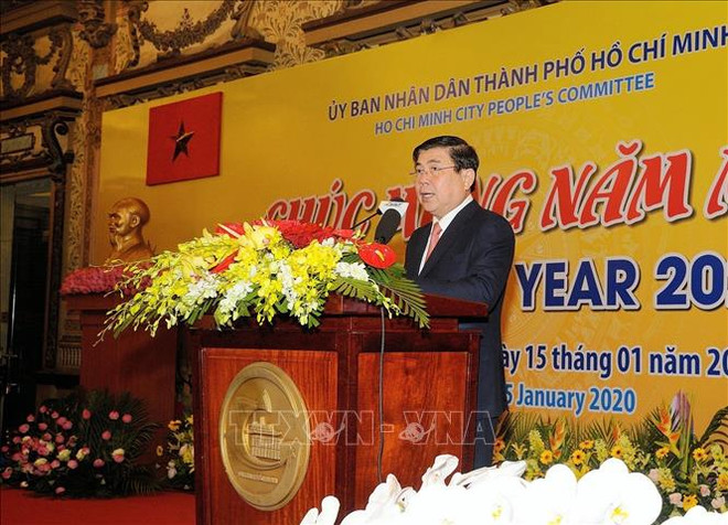 胡志明市市委主要领导会见驻该市外国组织机构代表 ảnh 1 胡志明市市委主要领导会见驻该市外国组织机构代表 ảnh 1