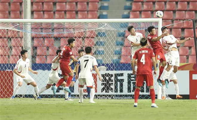 2020年U23亚洲杯:越南U23足球队以1比2惜败朝鲜队 无缘亚洲杯八强 ảnh 1 2020年U23亚洲杯:越南U23足球队以1比2惜败朝鲜队 无缘亚洲杯八强 ảnh 1