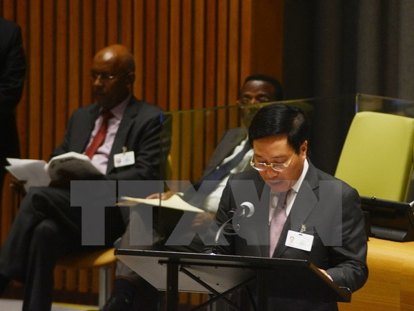 第71届联合国大会:范平明副总理呼吁加强多边主义和遵守国际法 ảnh 1 第71届联合国大会:范平明副总理呼吁加强多边主义和遵守国际法 ảnh 1