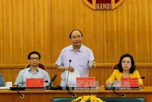 阮春福总理赞同河内市成立确保食品安全的快速反应机构 ảnh 1 阮春福总理赞同河内市成立确保食品安全的快速反应机构 ảnh 1