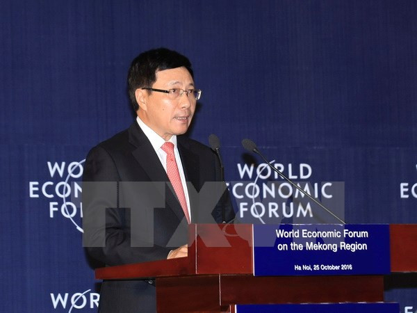 阮春福总理出席2016年世界经济论坛湄公河会议 ảnh 2 阮春福总理出席2016年世界经济论坛湄公河会议 ảnh 2