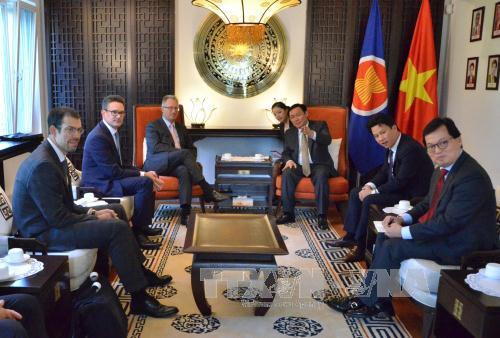 越南政府副总理王廷惠同世界贸易组织领导举行工作会谈 ảnh 2 越南政府副总理王廷惠同世界贸易组织领导举行工作会谈 ảnh 2