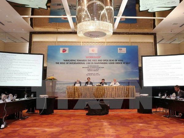 “面向亚洲自由开放海域:国际法在维持海上秩序的作用”研讨会在河内举行 ảnh 1 “面向亚洲自由开放海域:国际法在维持海上秩序的作用”研讨会在河内举行 ảnh 1