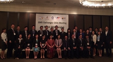 河内证券交易所出席2016年大湄公河次区域证券交易所所长级会议 ảnh 1 河内证券交易所出席2016年大湄公河次区域证券交易所所长级会议 ảnh 1
