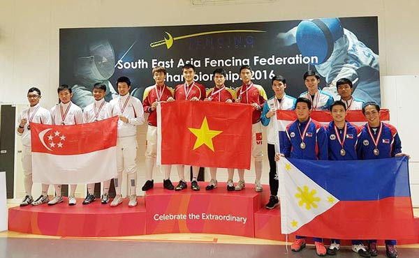 2016年东南亚击剑锦标赛：越南队共获5金 ảnh 1