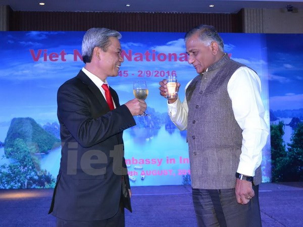 越南驻印度大使馆举行庆祝9•2国庆71周年活动 ảnh 1 越南驻印度大使馆举行庆祝9•2国庆71周年活动 ảnh 1