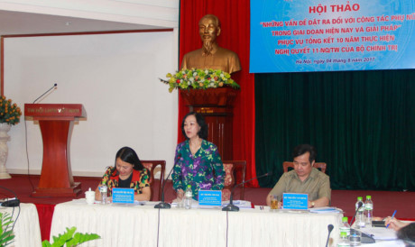 张氏梅:须采取突破性措施 确保妇女在各方面享有同男子平等的权利 ảnh 1 张氏梅:须采取突破性措施 确保妇女在各方面享有同男子平等的权利 ảnh 1