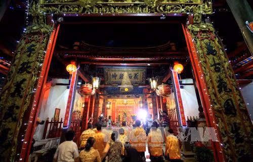 芹苴市协天宫被公认为国家级艺术建筑遗迹 ảnh 3