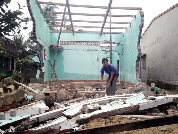 暴雨导致越南多地受灾 ảnh 1