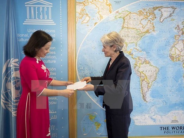 联合国教科文组织总干事高度评价同越南的关系稳健发展 ảnh 1