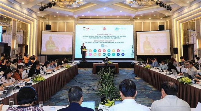越南就落实2030年可持续发展议程国别自愿陈述报告举行磋商 ảnh 1 越南就落实2030年可持续发展议程国别自愿陈述报告举行磋商 ảnh 1