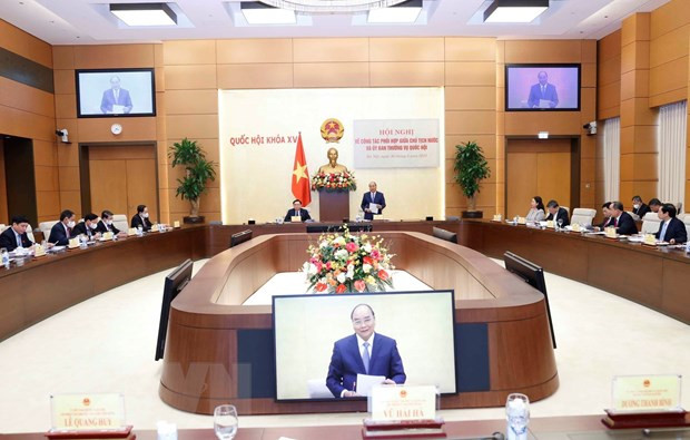 越南国家主席与国会常务委员会工作协调联动会议召开 ảnh 2