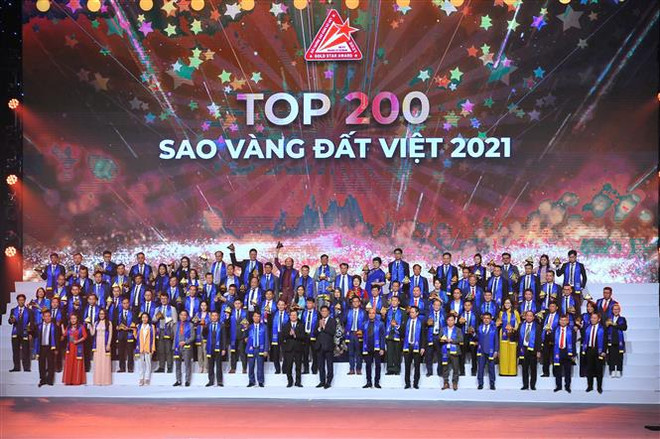 2021年越南金星奖:200家企业获奖 ảnh 1 2021年越南金星奖:200家企业获奖 ảnh 1