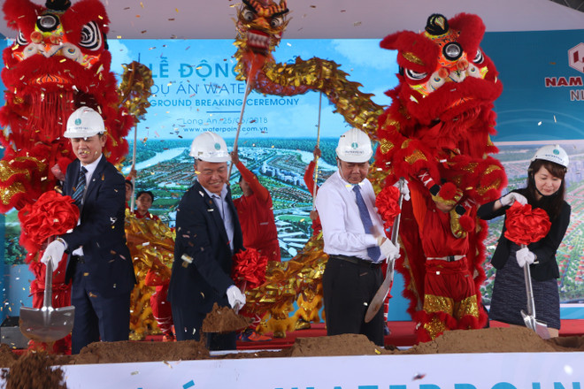Waterpoint都市区项目的动工仪式在隆安省举行 ảnh 1 Waterpoint都市区项目的动工仪式在隆安省举行 ảnh 1
