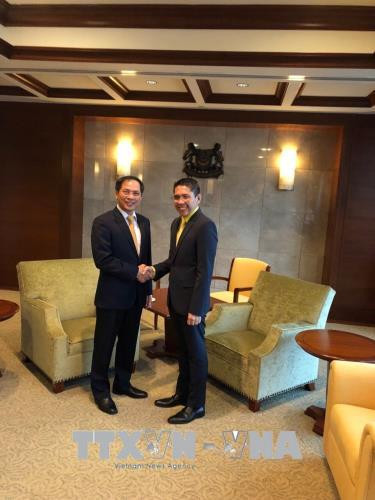 越南外交部副部长裴青山访问新加坡和印度 ảnh 1 越南外交部副部长裴青山访问新加坡和印度 ảnh 1