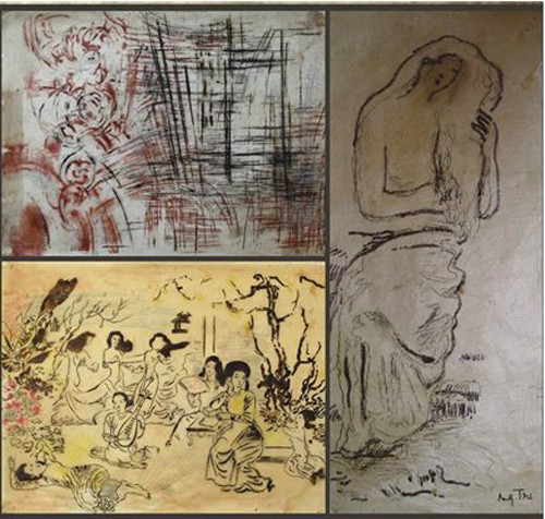 胡志明市美术博物馆展示阮家智画家的宝贵草图 ảnh 1 胡志明市美术博物馆展示阮家智画家的宝贵草图 ảnh 1