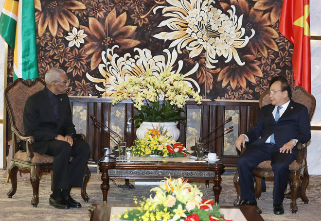 阮春福会见出席全球环境基金第六届成员国大会的各国领导 ảnh 3