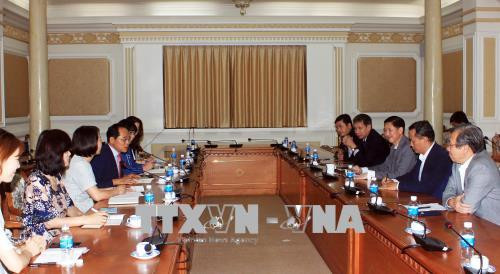 韩国全罗北道愿与胡志明市建立友好合作关系 ảnh 1