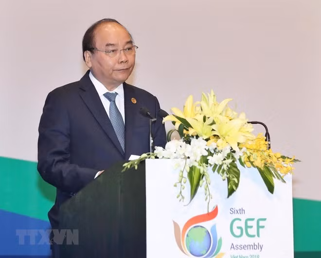 越南政府总理阮春福：越南愿同全球环境基金携手促进可持续发展 ảnh 1