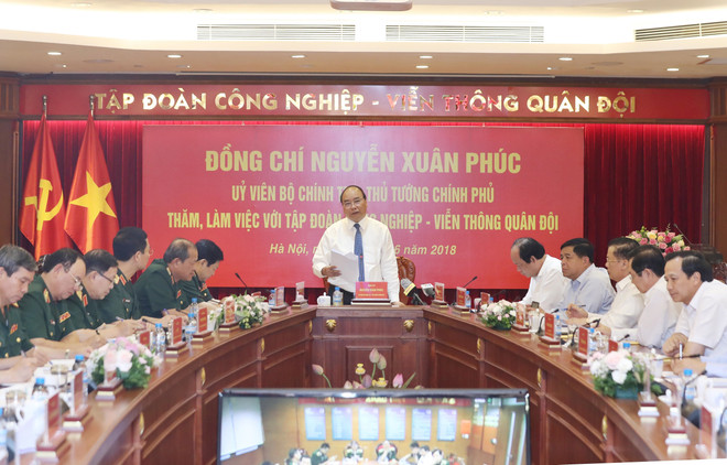 阮春福:Viettel集团须在电信和信息技术产业中起到引领作用 ảnh 1 阮春福:Viettel集团须在电信和信息技术产业中起到引领作用 ảnh 1