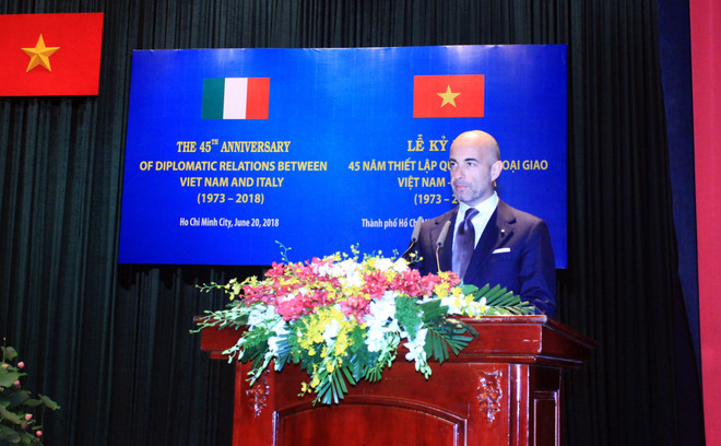 越意建交45周年纪念典礼在胡志明市举行 ảnh 2 越意建交45周年纪念典礼在胡志明市举行 ảnh 2