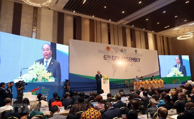 越南政府总理阮春福:越南愿同全球环境基金携手促进可持续发展 ảnh 2 越南政府总理阮春福:越南愿同全球环境基金携手促进可持续发展 ảnh 2