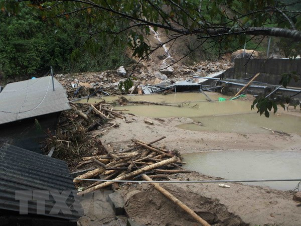 越南祖国阵线中央委员会致电慰问越南北部地区受灾群众 ảnh 1 越南祖国阵线中央委员会致电慰问越南北部地区受灾群众 ảnh 1