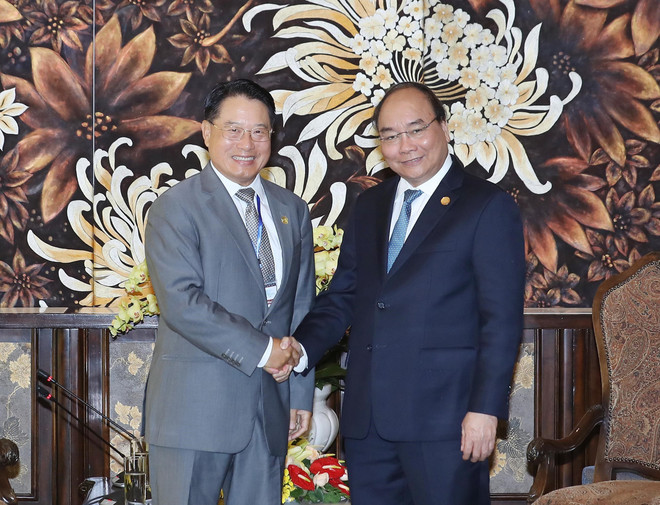 政府总理阮春福会见联合国下属机构领导 ảnh 2 政府总理阮春福会见联合国下属机构领导 ảnh 2