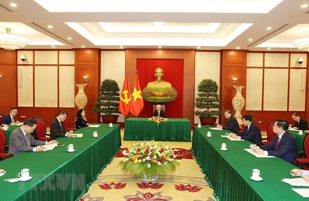 越共中央总书记阮富仲与中共中央总书记、国家主席习近平通电话 ảnh 1 越共中央总书记阮富仲与中共中央总书记、国家主席习近平通电话 ảnh 1