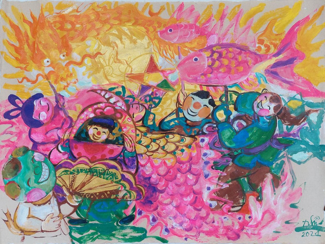 欢度中秋节画展以线上形式举行 ảnh 2