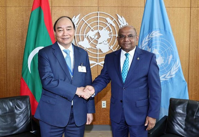 第76届联合国大会:阮春福会见第76届联合国大会主席和联合国秘书长 ảnh 2 第76届联合国大会:阮春福会见第76届联合国大会主席和联合国秘书长 ảnh 2