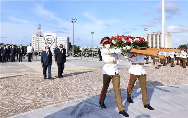 越南国家主席阮春福圆满结束对古巴进行正式访问 ảnh 5