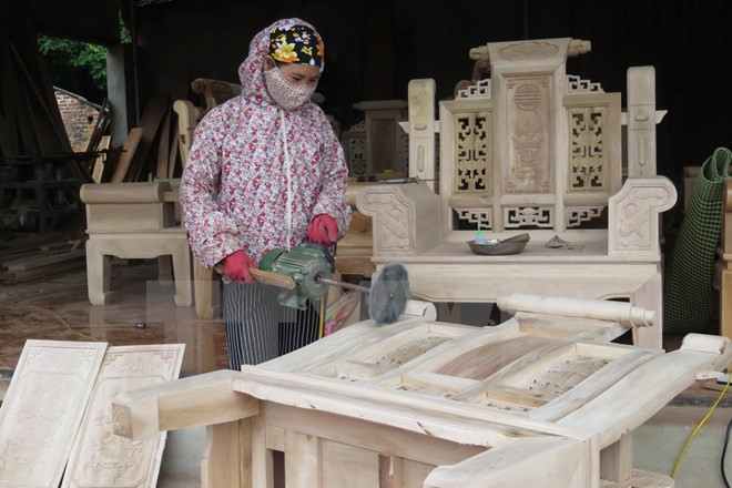 越南同奈省木制品出口额12亿美元 ảnh 1