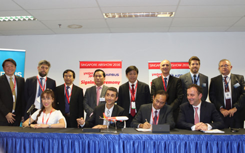 越捷航空公司在2016年新加坡航空展上签署最大金额合同 ảnh 2