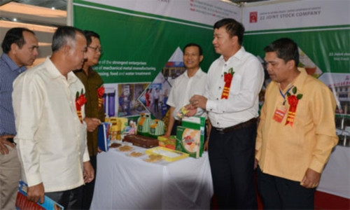 越南产的商品在老挝树立品牌形象 ảnh 1 越南产的商品在老挝树立品牌形象 ảnh 1