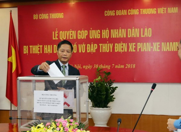 老挝水电站大坝坍塌事故:向老挝灾民伸出援手 ảnh 1 老挝水电站大坝坍塌事故:向老挝灾民伸出援手 ảnh 1