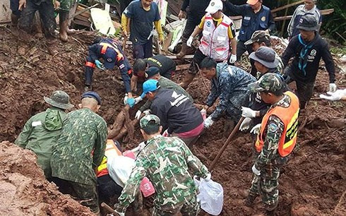 缅甸遭严重洪灾 泰国泥石流造成8人死亡 ảnh 3 缅甸遭严重洪灾 泰国泥石流造成8人死亡 ảnh 3
