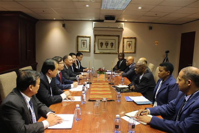 越南与南非签署合作备忘录 加强打击罪犯领域合作 ảnh 1 越南与南非签署合作备忘录 加强打击罪犯领域合作 ảnh 1