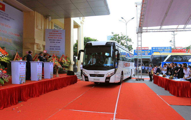 越中国际道路运输线路试点运行 ảnh 2