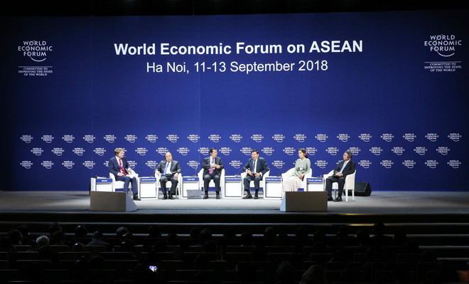 WEF ASEAN 2018: 政府总理阮春福出席“湄公地区新愿景”讨论会 ảnh 1 WEF ASEAN 2018: 政府总理阮春福出席“湄公地区新愿景”讨论会 ảnh 1
