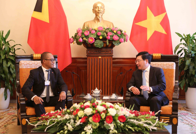 WEF ASEAN 2018:范平明分别与智利、东帝汶和孟加拉外交官员举行会晤 ảnh 2 WEF ASEAN 2018:范平明分别与智利、东帝汶和孟加拉外交官员举行会晤 ảnh 2