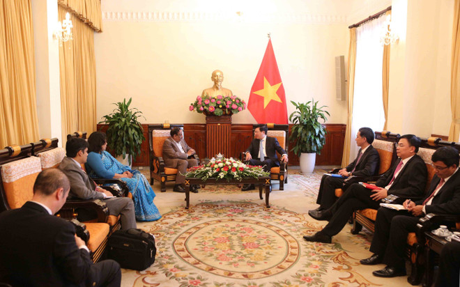 WEF ASEAN 2018:范平明分别与智利、东帝汶和孟加拉外交官员举行会晤 ảnh 3 WEF ASEAN 2018:范平明分别与智利、东帝汶和孟加拉外交官员举行会晤 ảnh 3