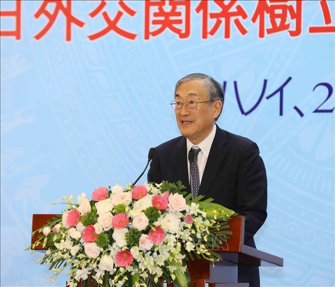 越日建交45周年纪念典礼在河内举行 ảnh 2 越日建交45周年纪念典礼在河内举行 ảnh 2