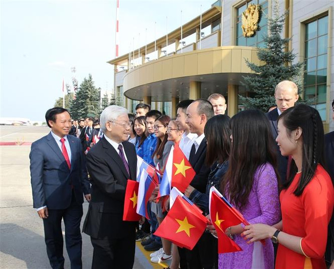 越共中央总书记阮富仲俄罗斯和匈牙利之行圆满结束 ảnh 1 越共中央总书记阮富仲俄罗斯和匈牙利之行圆满结束 ảnh 1