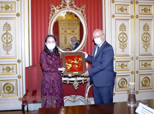 越南国家副主席武氏映春会见葡萄牙政要 主持越葡企业座谈会 ảnh 1 越南国家副主席武氏映春会见葡萄牙政要 主持越葡企业座谈会 ảnh 1