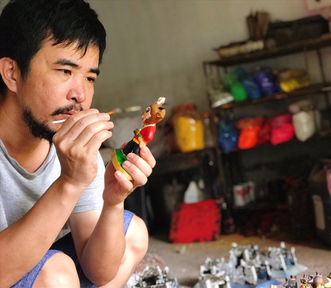 唐林古村艺人制作第31届东运会吉祥物--中南大羚雕像系列 ảnh 1 唐林古村艺人制作第31届东运会吉祥物--中南大羚雕像系列 ảnh 1