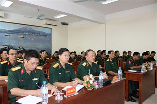 柬埔寨皇家军队军事战略研究培训班结业典礼在河内举办 ảnh 1 柬埔寨皇家军队军事战略研究培训班结业典礼在河内举办 ảnh 1