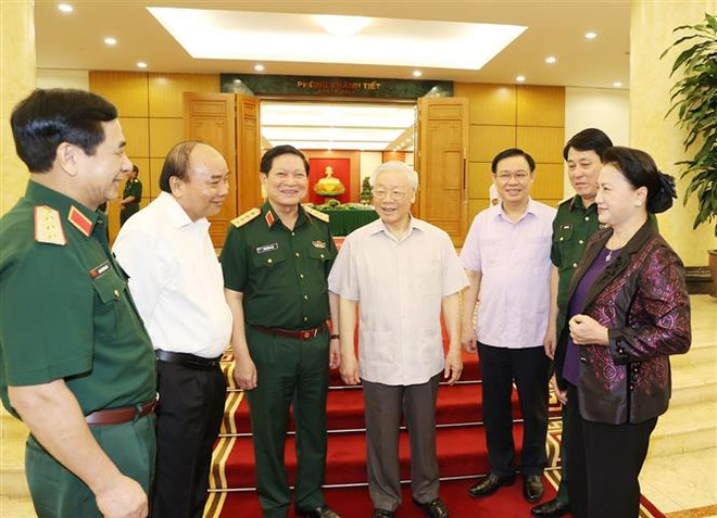 阮富仲：保持人民军队在民众心中的美好形象 ảnh 2