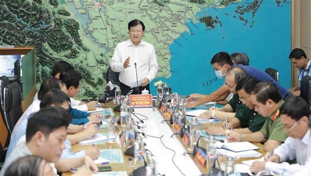 越南政府总理关于应对第五号台风的通知 ảnh 1 越南政府总理关于应对第五号台风的通知 ảnh 1